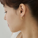 ciite' シーテ ピアス（両耳用） 【 金属アレルギー対応 】 4サイズ展開 シンプルフープピアス サージカルステンレス（両耳用）
