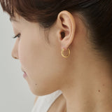 ciite' シーテ ピアス（両耳用） 【 金属アレルギー対応 】 4サイズ展開 シンプルフープピアス サージカルステンレス（両耳用）