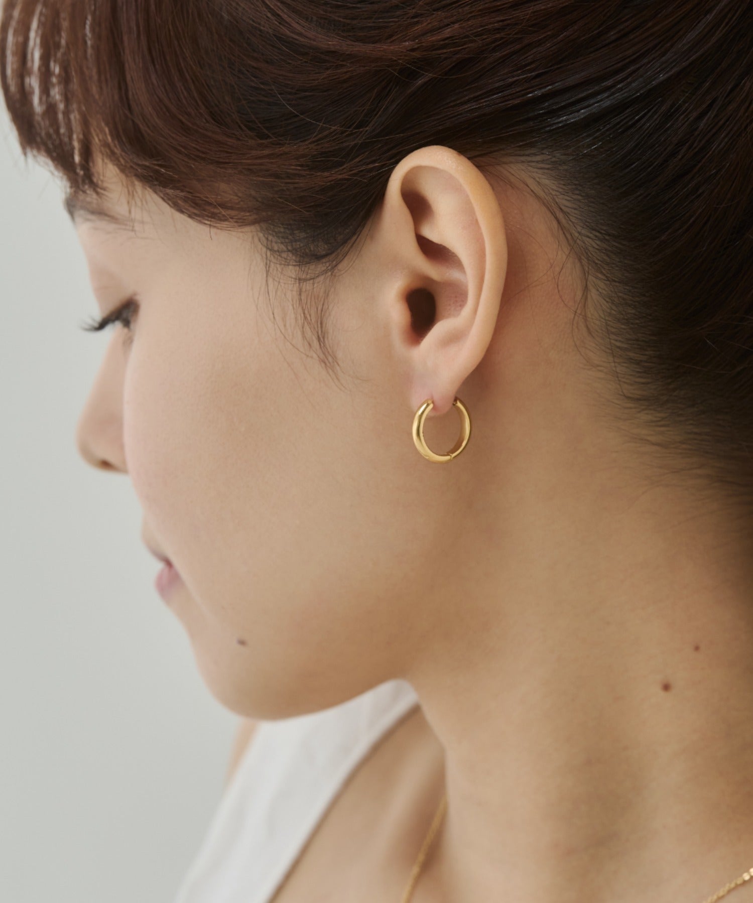 ciite' シーテ ピアス（両耳用） 【 金属アレルギー対応 】 4サイズ展開 シンプルフープピアス サージカルステンレス（両耳用）