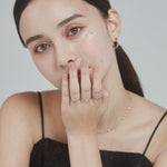 ciite' シーテ リング 【 金属アレルギー対応 】シンプルリング 4個セット サージカルステンレス