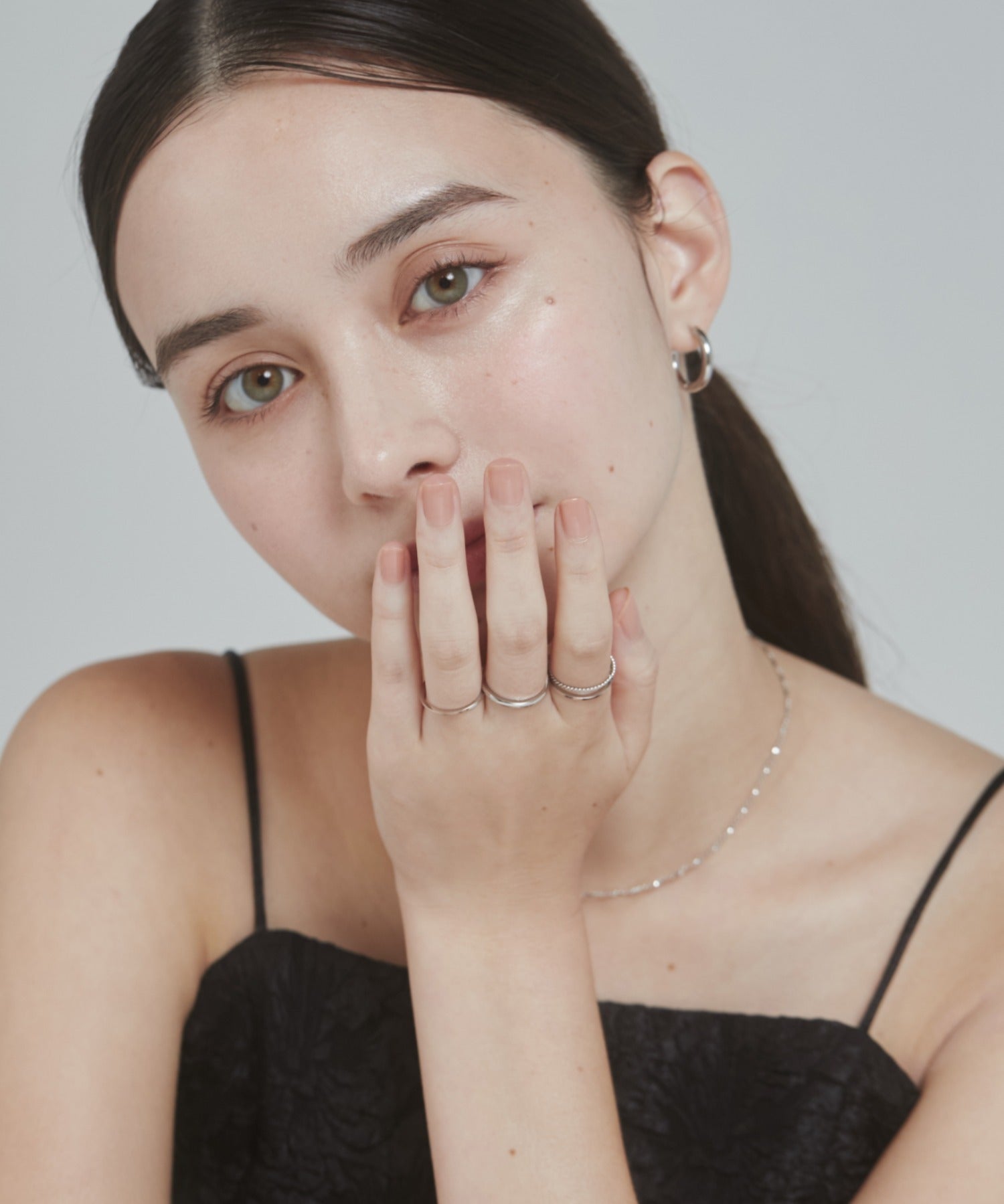 ciite' シーテ リング 【 金属アレルギー対応 】シンプルリング 4個セット サージカルステンレス