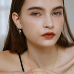 ciite' シーテ ピアス（両耳用） 【 金属アレルギー対応 】パールキャッチ デザインピアス サージカルステンレス