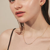 ciite' シーテ ネックレス 【 金属アレルギー対応 】 ビジューモチーフネックレス サージカルステンレス