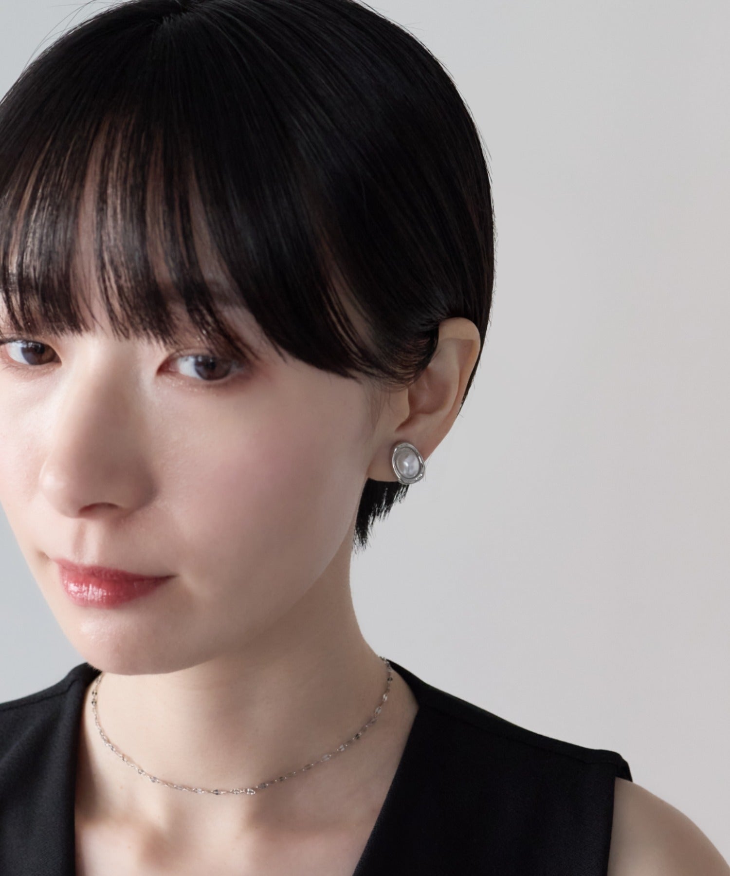 ciite' シーテ イヤリング シリコン付 デザインパール イヤリング