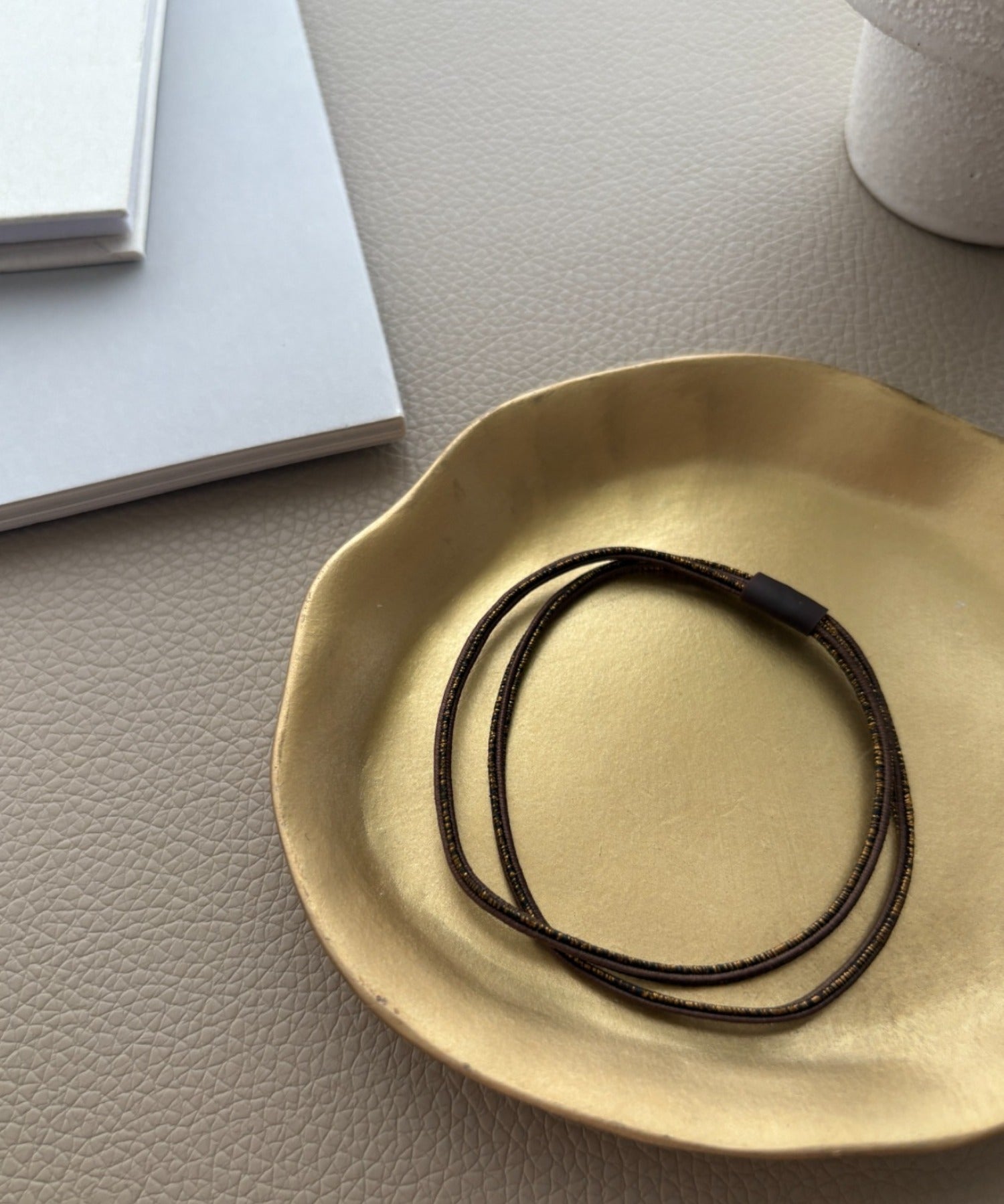 ciite' シーテ ヘアゴム チョコブラウンゴム ヘアゴムセット