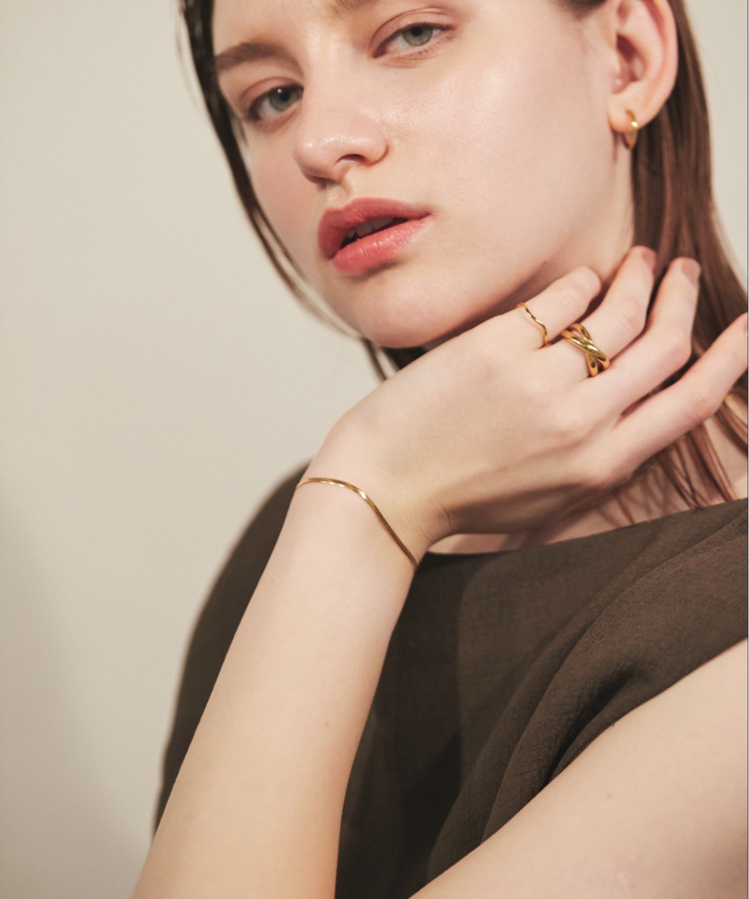 ciite' シーテ ブレスレット 【 金属アレルギー対応 】 2mm シンプルスネークチェーンブレスレット サージカルステンレス