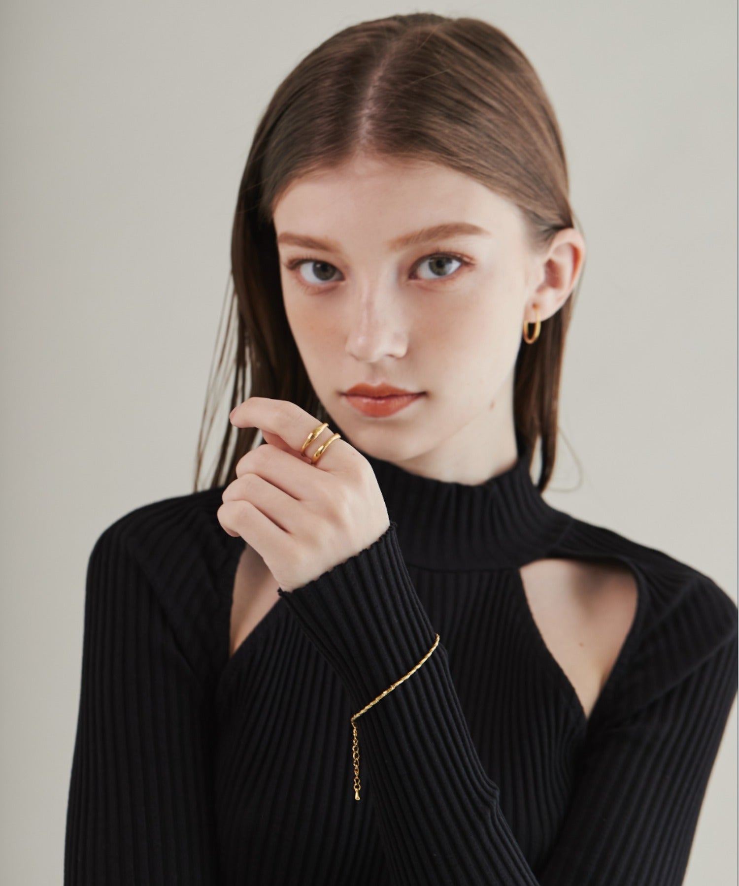 ciite' シーテ ブレスレット 【 金属アレルギー対応 】グリッターチェーンブレスレット サージカルステンレス