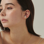 ciite' シーテ イヤーカフ 【 金属アレルギー対応 】ミニパールイヤーカフ サージカルステンレス