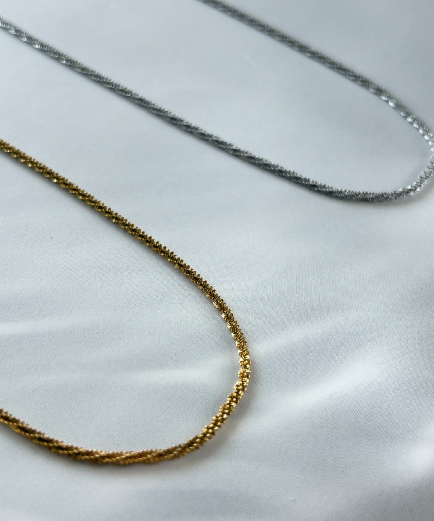 ciite' シーテ ネックレス 【 金属アレルギー対応 】グリッターチェーンネックレス サージカルステンレス