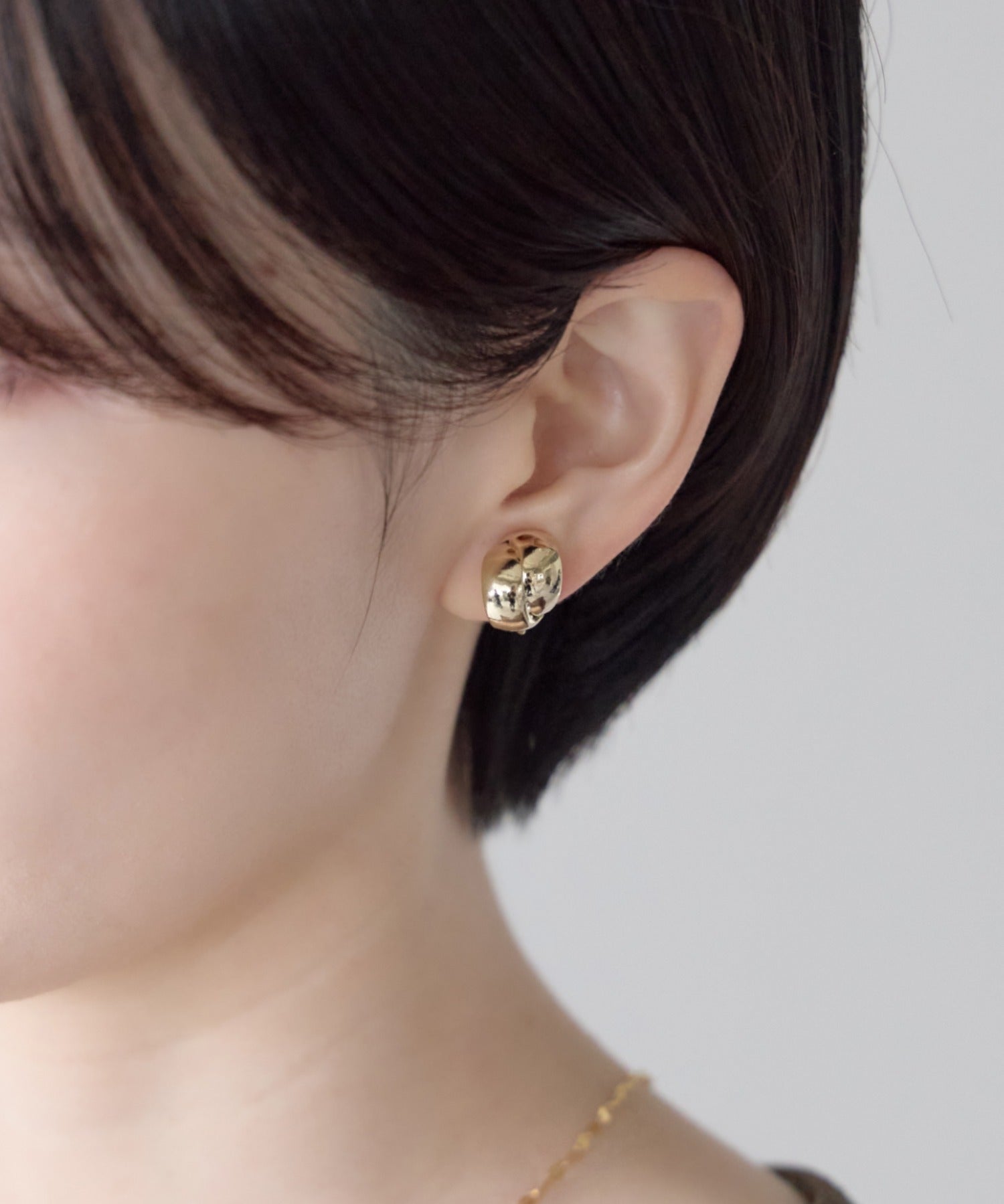 ciite' シーテ イヤリング シリコン付 メタルデザイン イヤリング