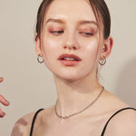 ciite' シーテ ネックレス 【 金属アレルギー対応 】 2連チェーンネックレス サージカルステンレス