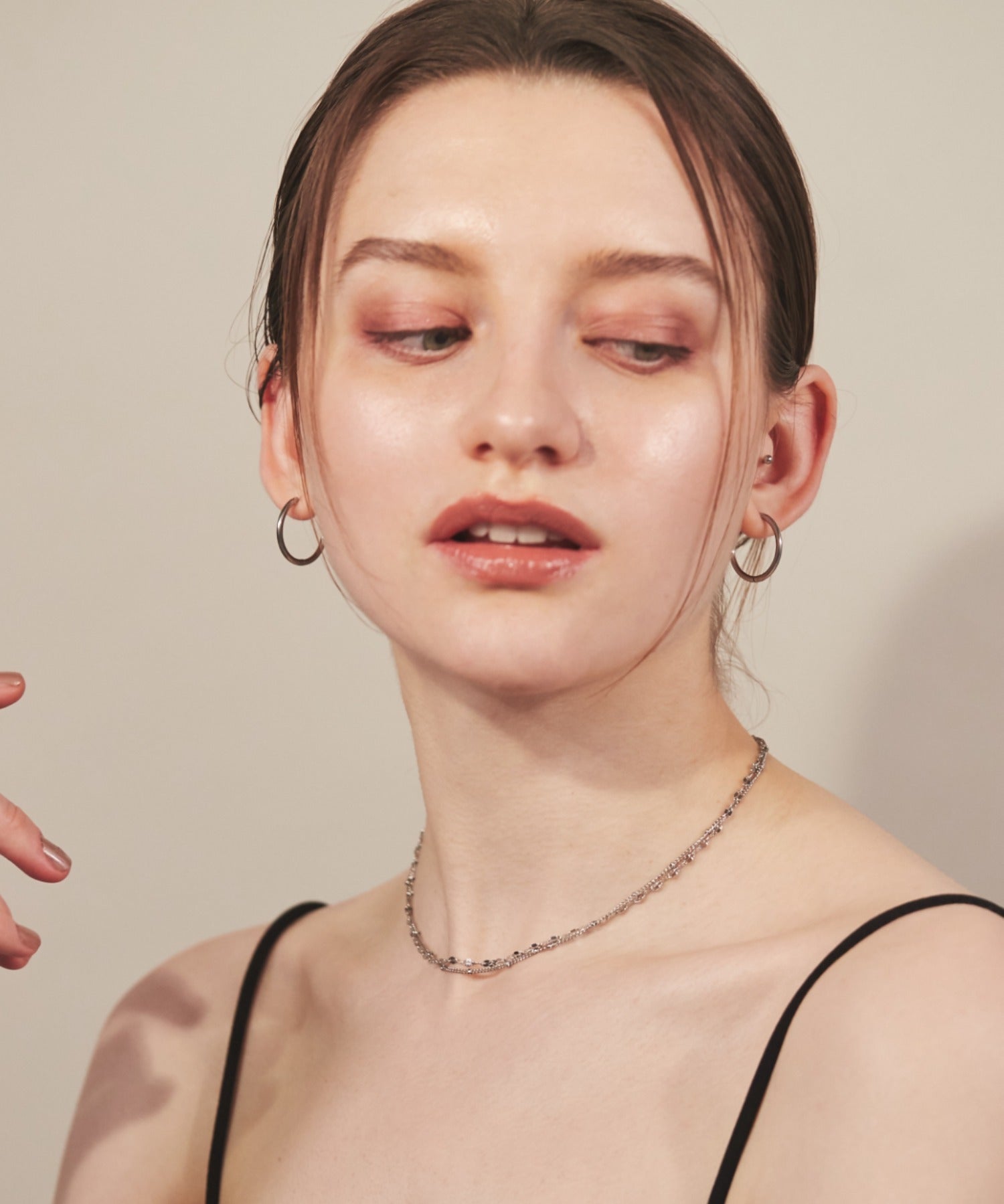 ciite' シーテ ネックレス 【 金属アレルギー対応 】 2連チェーンネックレス サージカルステンレス