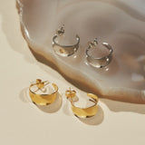 ciite' シーテ ピアス（両耳用） 【 金属アレルギー対応 】 モチーフフープピアス サージカルステンレス (両耳用)