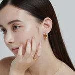 ciite' シーテ ピアス（両耳用） 【 金属アレルギー対応 】 ぷっくりピアス サージカルステンレス (両耳用)