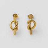 ciite' シーテ ピアス（両耳用） 【 金属アレルギー対応 】 ノットピアス サージカルステンレス (両耳用)