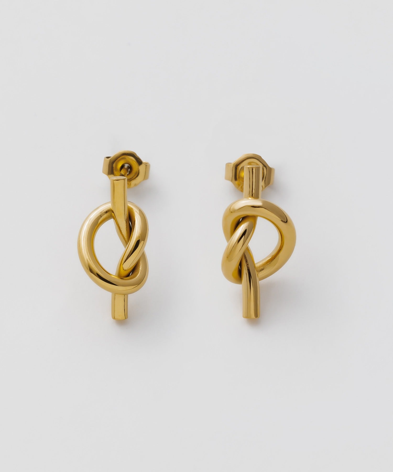 ciite' シーテ ピアス（両耳用） 【 金属アレルギー対応 】 ノットピアス サージカルステンレス (両耳用)