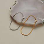 ciite' シーテ ブレスレット 【 金属アレルギー対応 】 グリッターチェーンブレスレット サージカルステンレス