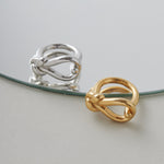 ciite' シーテ リング 【 金属アレルギー対応 】 ノットニュアンス リング サージカルステンレス