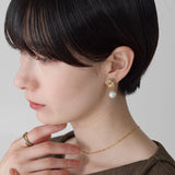 ciite' シーテ イヤリング シリコン付 デザインパール イヤリング