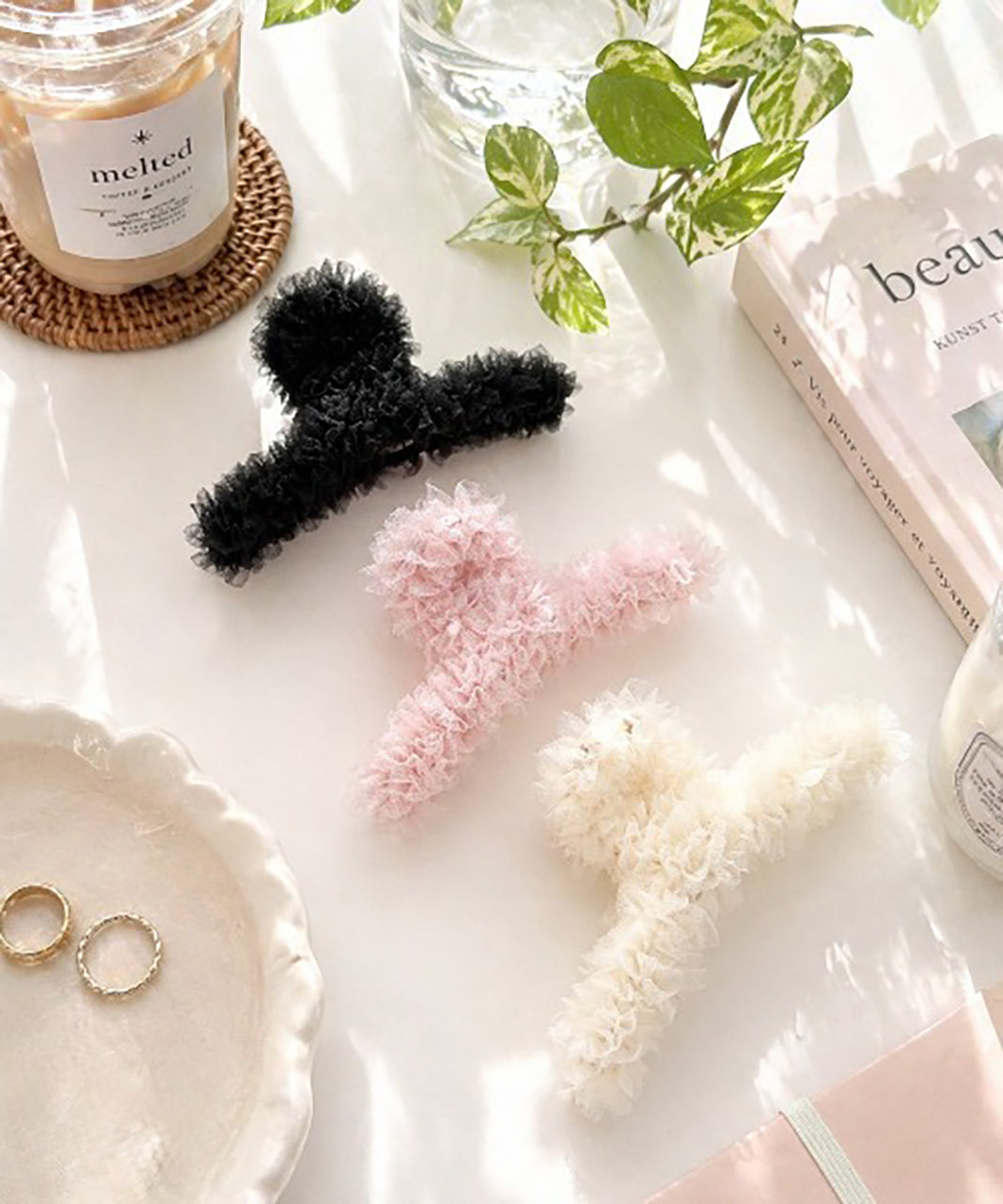 ciite' シーテ バレッタ/ヘアクリップ シフォンビック ヘアクリップ
