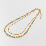 ciite' シーテ ネックレス 【 金属アレルギー対応 】 2連チェーンネックレス サージカルステンレス