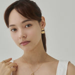 ciite' シーテ ピアス（両耳用） 【 金属アレルギー対応 】フラワーモチーフピアス サージカルステンレス（両耳用）