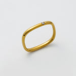 ciite' シーテ リング 【 金属アレルギー対応 】 シンプルビジューリング サージカルステンレス