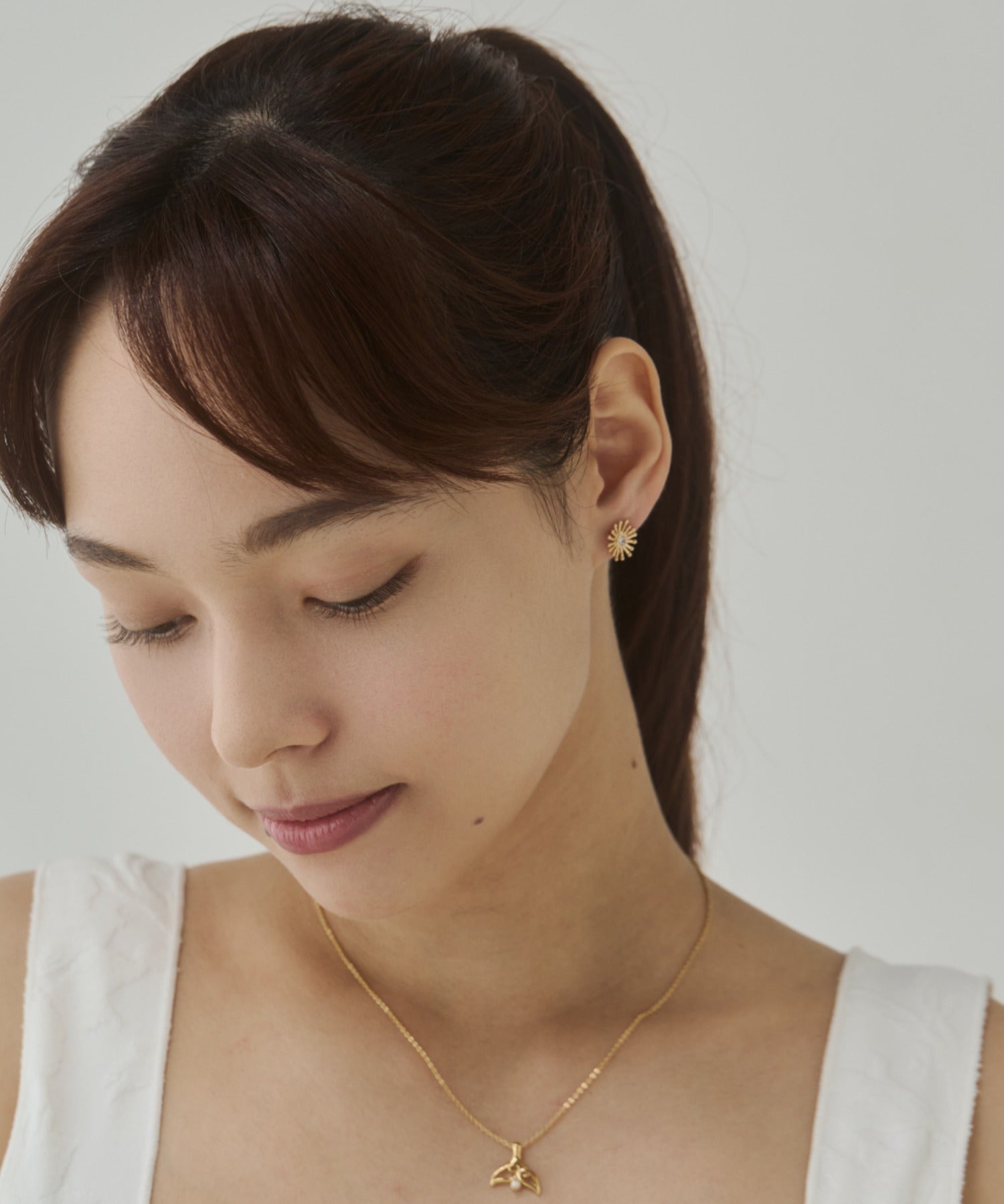 ciite' シーテ ピアス（両耳用） モチーフビジューピアス（両耳用）