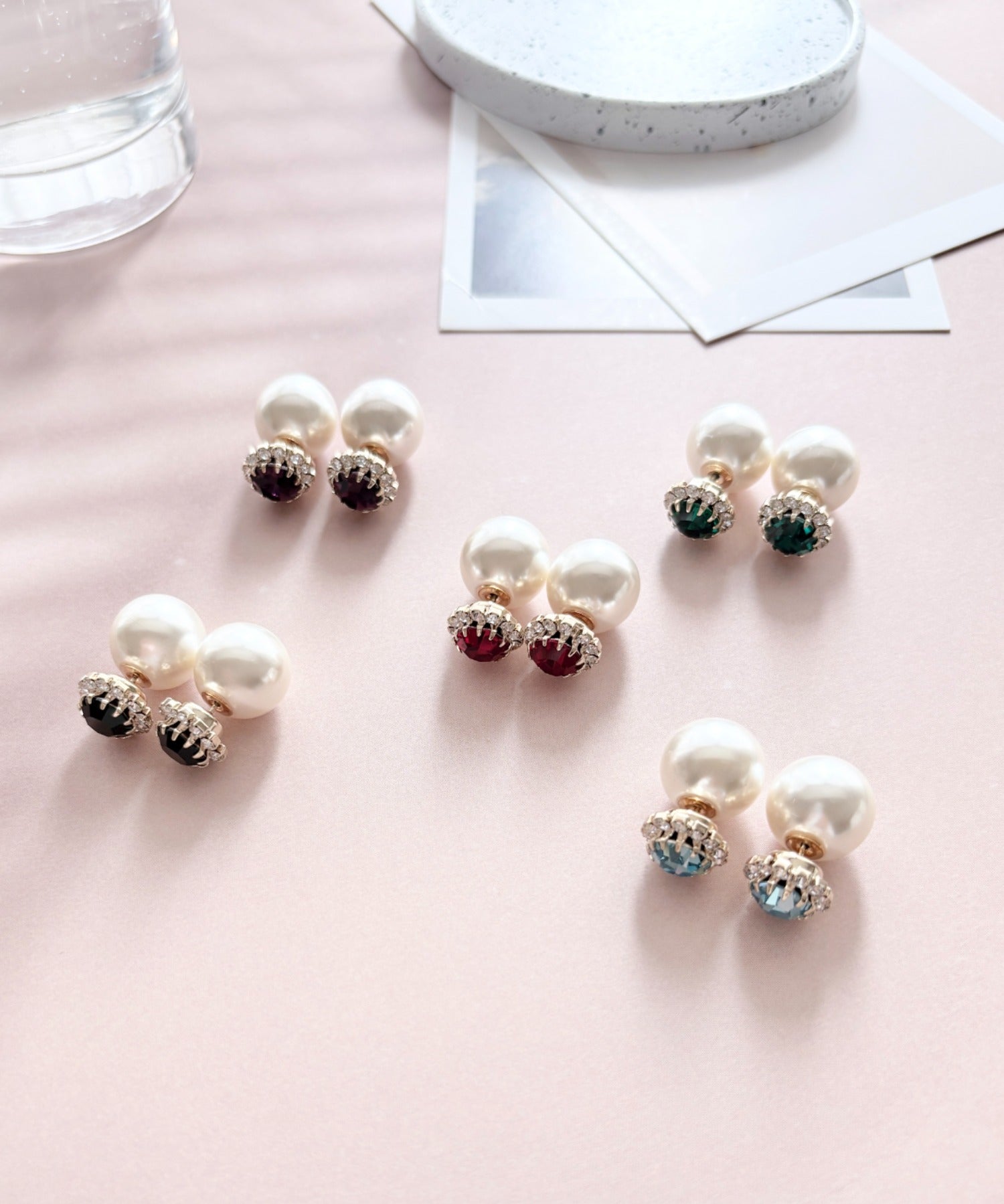 ciite' シーテ ピアス（両耳用） ビジューパールピアス