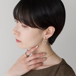 ciite' シーテ イヤリング シリコン付 メタルデザイン イヤリング