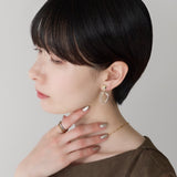 ciite' シーテ イヤリング シリコン付 メタルデザイン イヤリング