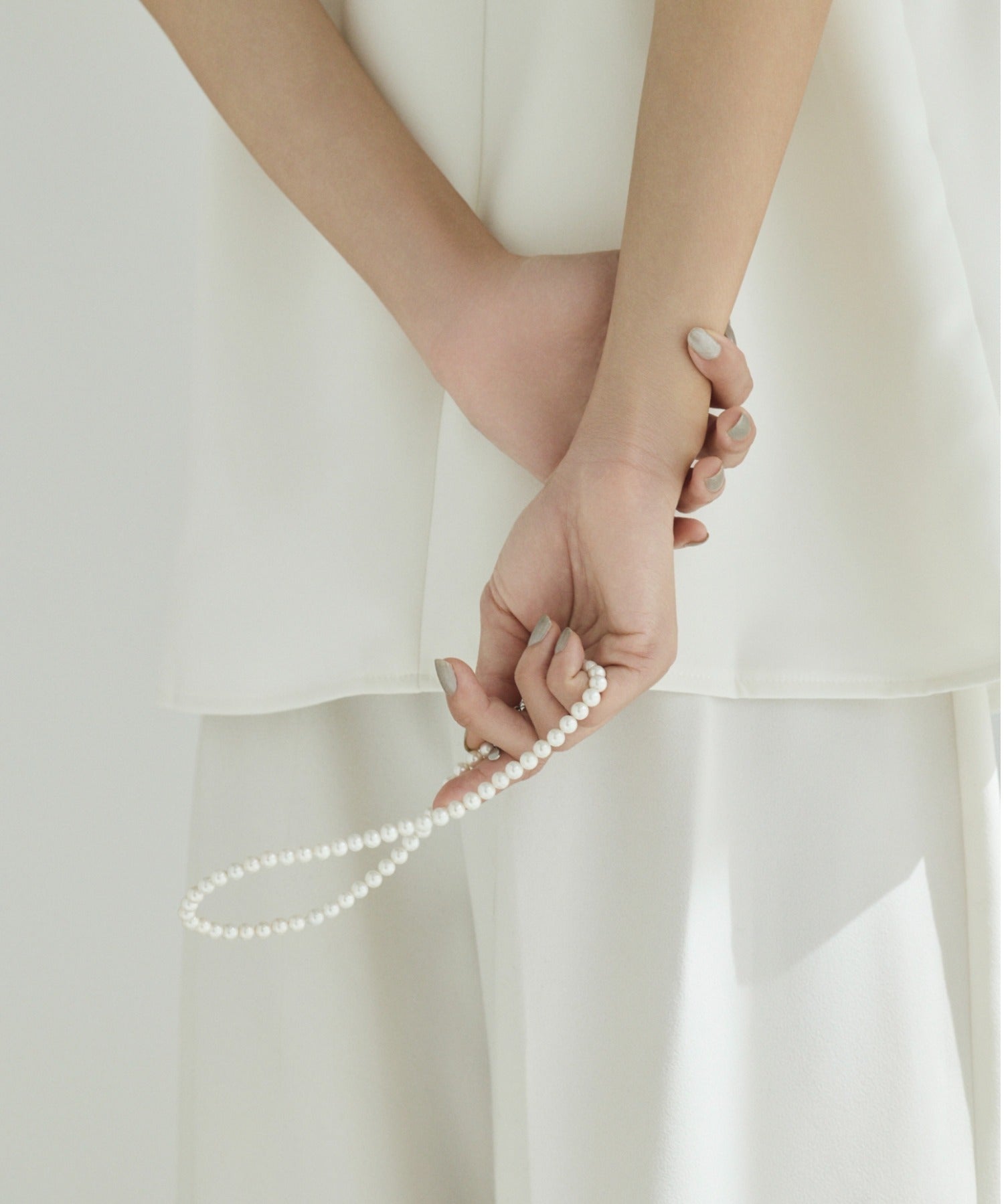 ciite' シーテ ネックレス 【 金属アレルギー対応 】 シンプルパールネックレス サージカルステンレス