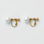 ciite' シーテ イヤリング 【 金属アレルギー対応 】 シンプルパールイヤリング サージカルステンレス (両耳用)