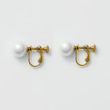 ciite' シーテ イヤリング 【 金属アレルギー対応 】 シンプルパールイヤリング サージカルステンレス (両耳用)