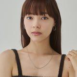 ciite' シーテ ネックレス 【 金属アレルギー対応 】グリッターチェーンネックレス サージカルステンレス