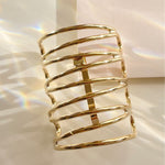 ciite' シーテ ヘアアクセサリー メタルモヨウヘアカフ