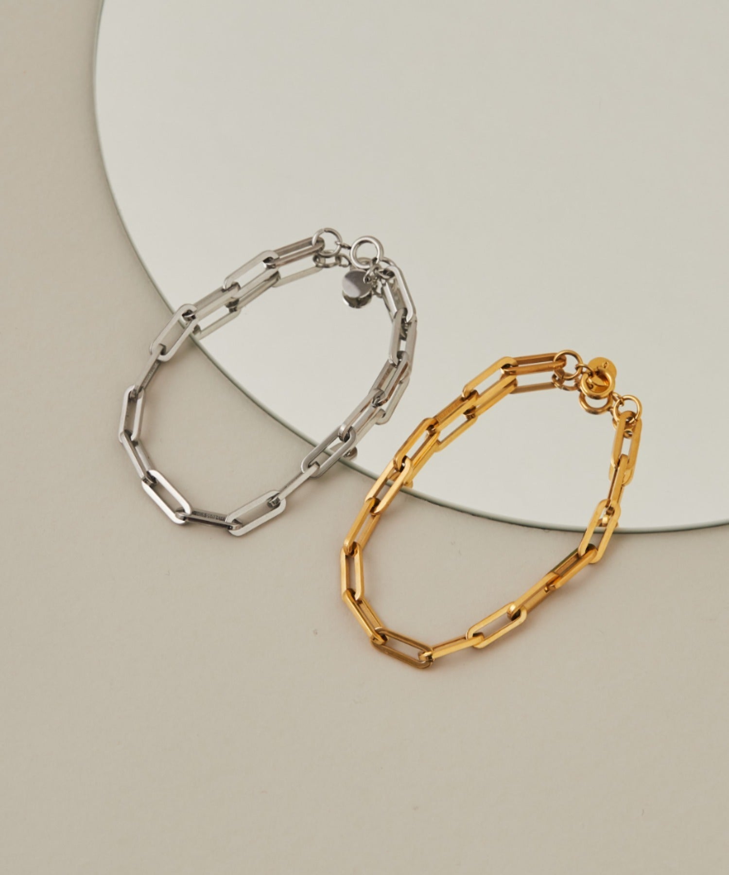 ciite' シーテ ブレスレット 【 金属アレルギー対応 】 シンプルチェーンブレスレット サージカルステンレス