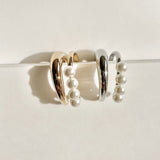 ciite' シーテ イヤーカフ 【 金属アレルギー対応 】ミニパールイヤーカフ サージカルステンレス