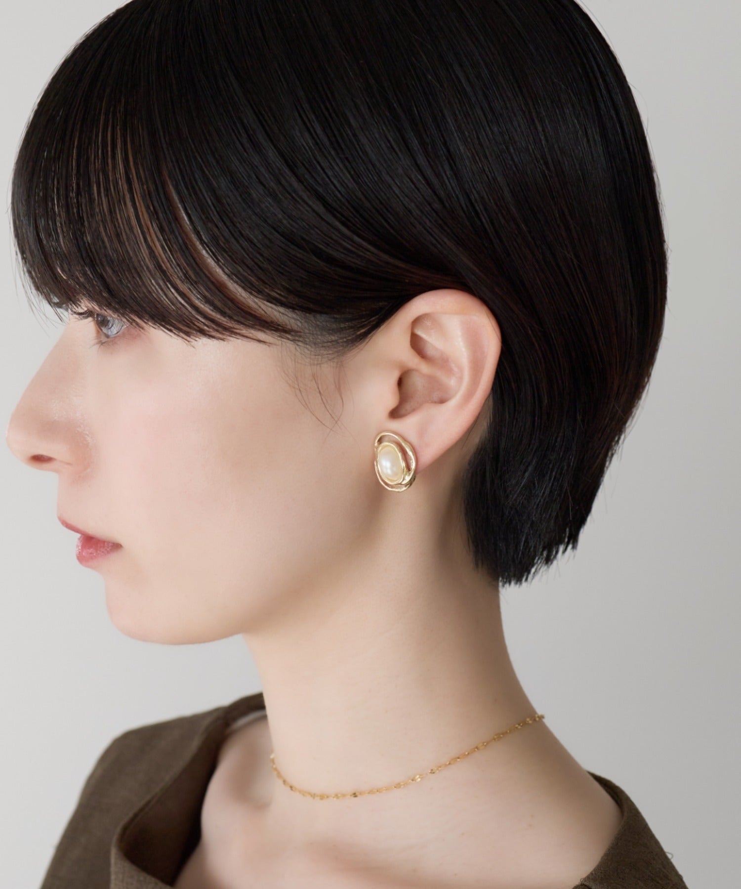 ciite' シーテ イヤリング シリコン付 デザインパール イヤリング