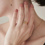 ciite' シーテ リング 【 金属アレルギー対応 】 ホースシュービジュー リング サージカルステンレス