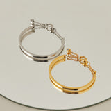 ciite' シーテ ブレスレット 【 金属アレルギー対応 】 ハートビジュー シンプルブレスレット / バングル サージカルステンレス