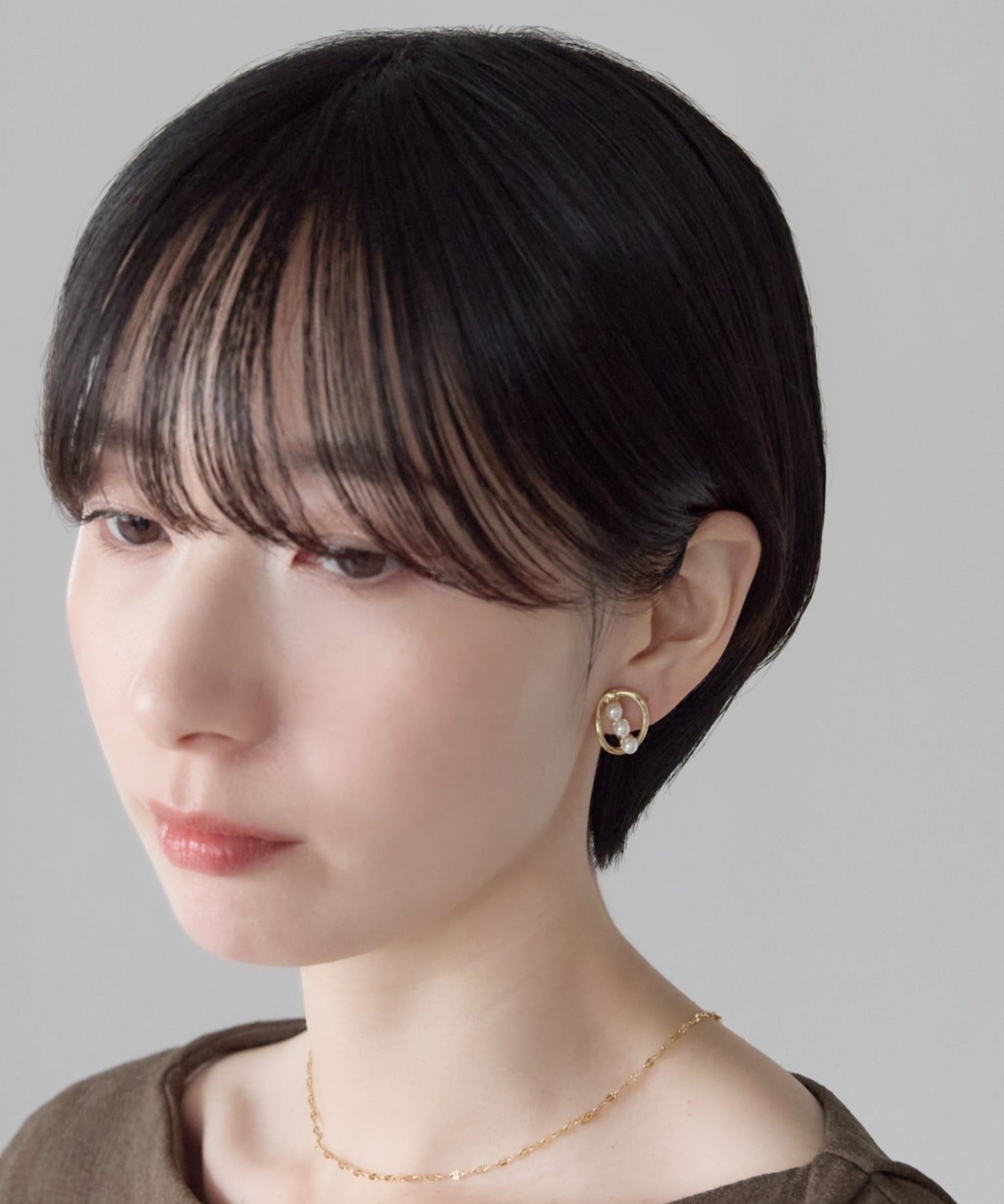 ciite' シーテ イヤリング シリコン付 デザインパール イヤリング