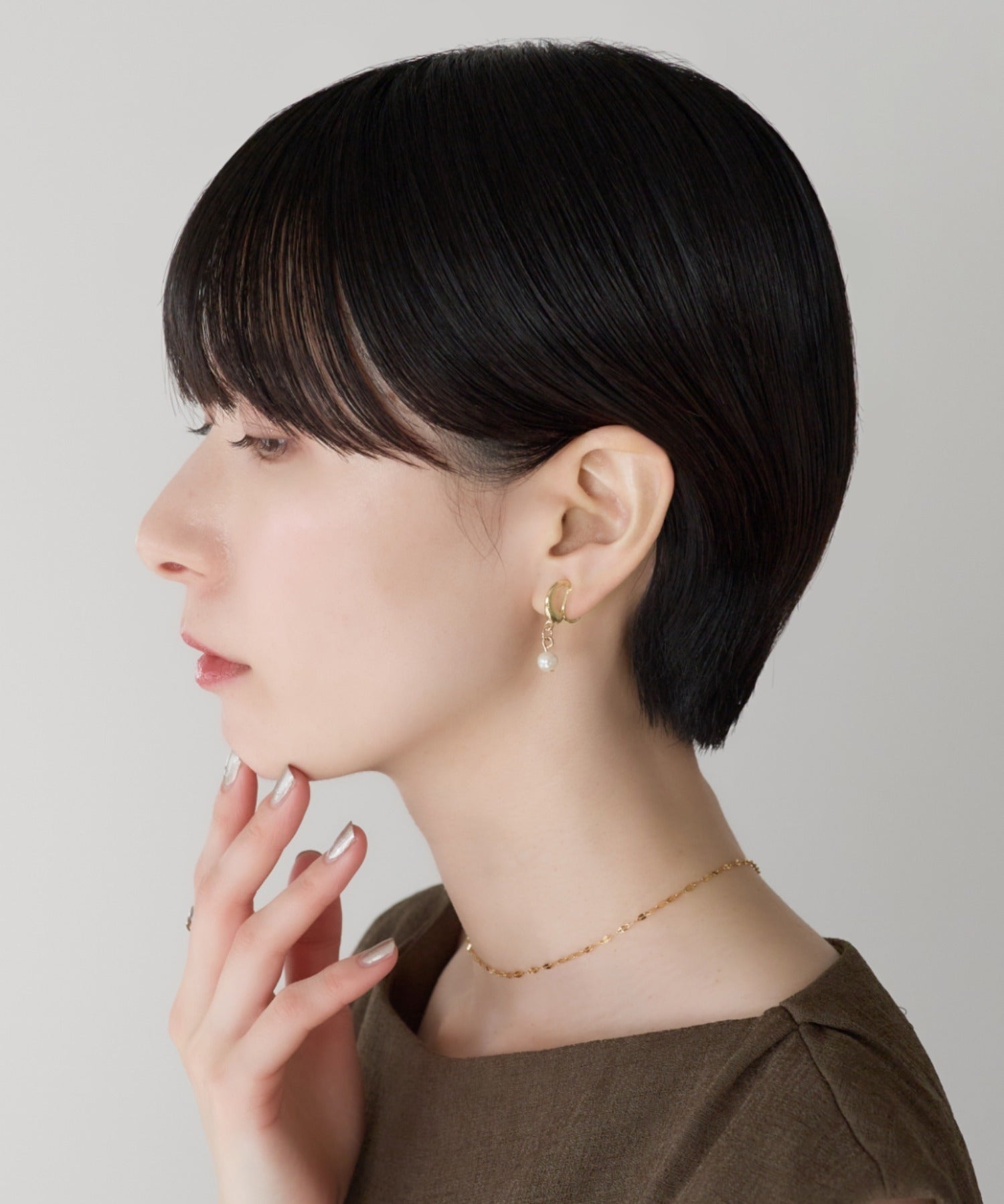 ciite' シーテ イヤリング シリコン付 デザインパール イヤリング
