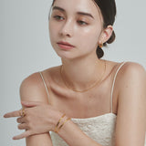 ciite' シーテ ブレスレット 【 金属アレルギー対応 】 2ラインバングル / ブレスレット サージカルステンレス