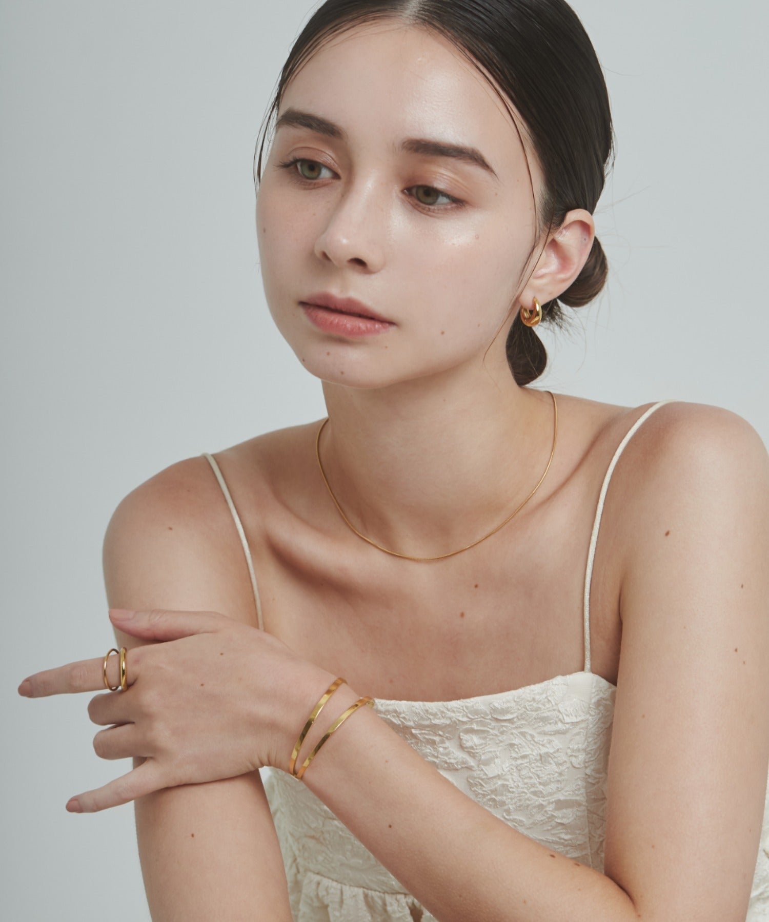 ciite' シーテ ブレスレット 【 金属アレルギー対応 】 2ラインバングル / ブレスレット サージカルステンレス