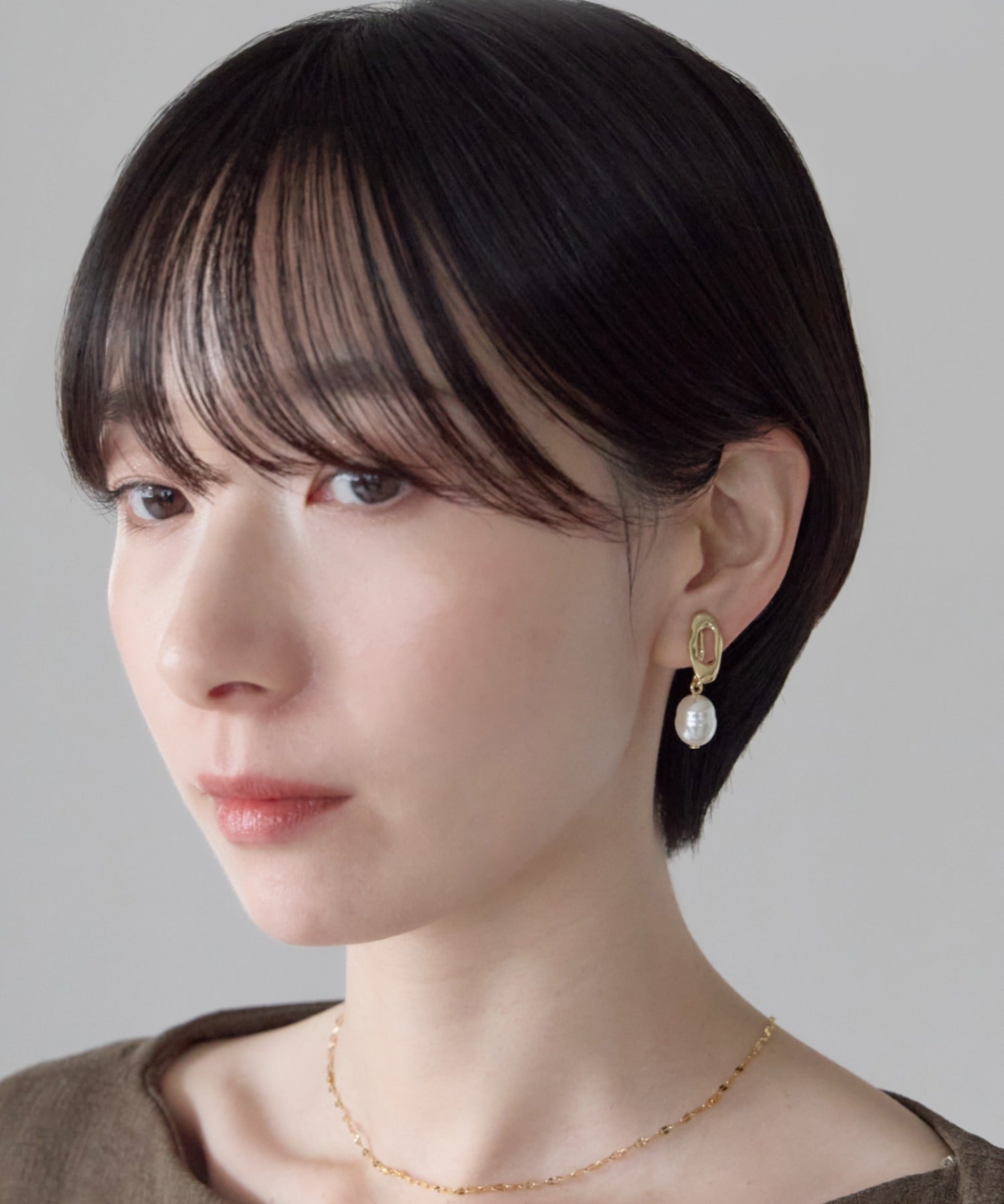 ciite' シーテ イヤリング シリコン付 デザインパール イヤリング