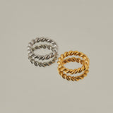 ciite' シーテ リング 【 金属アレルギー対応 】 ツイストリング サージカルステンレス