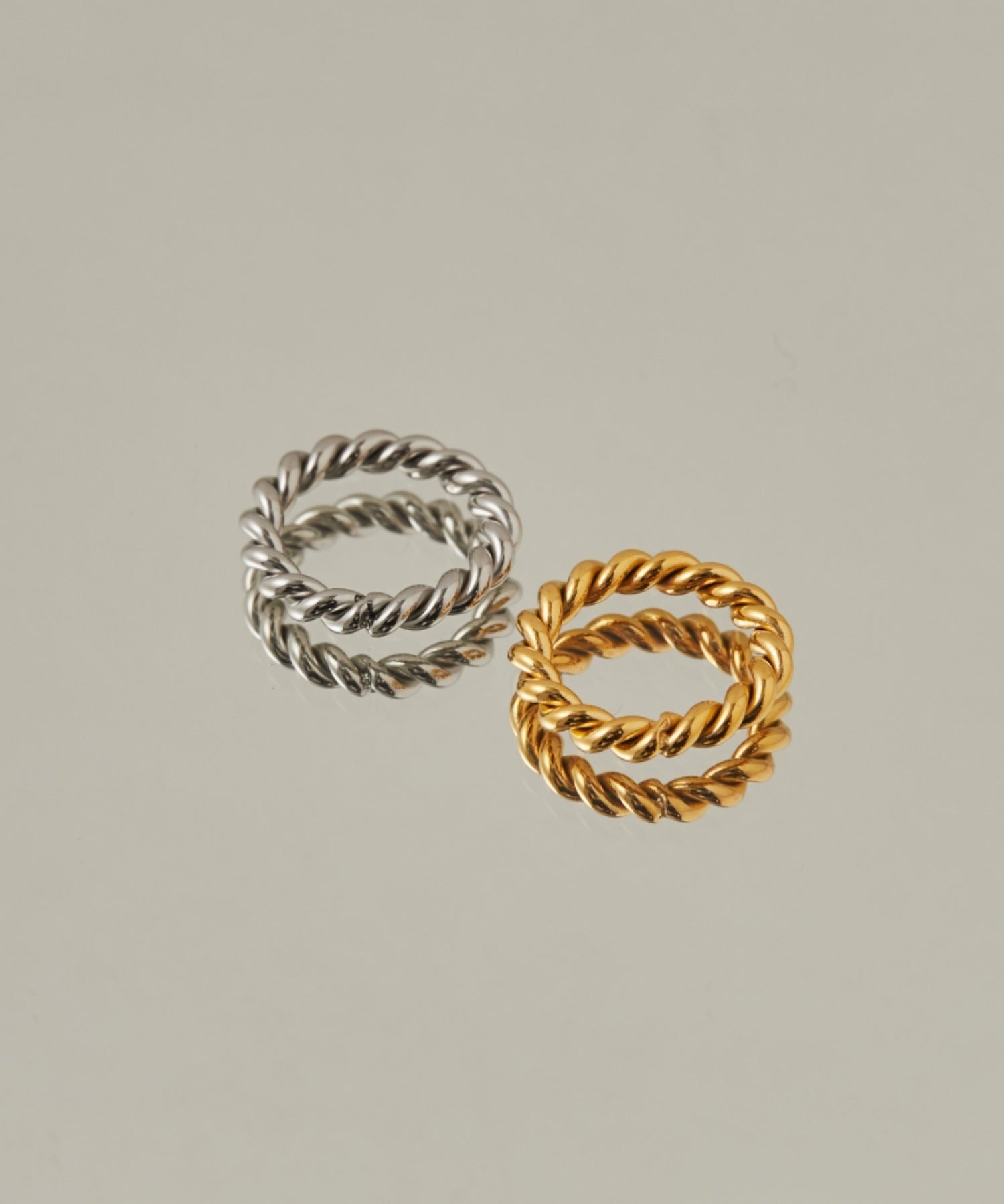 ciite' シーテ リング 【 金属アレルギー対応 】 ツイストリング サージカルステンレス