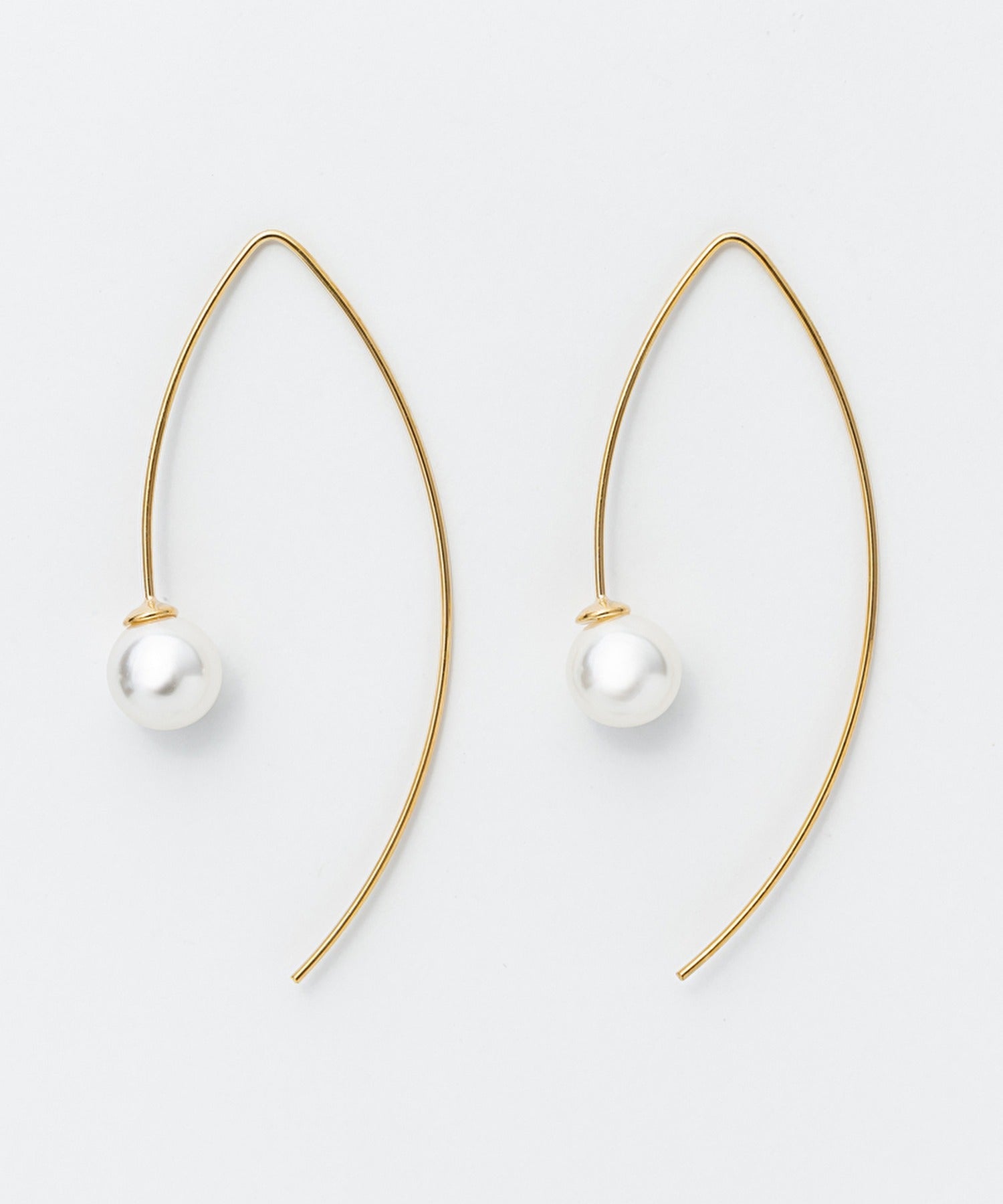 ciite' シーテ ピアス（両耳用） パールフックピアス (両耳用)