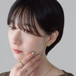 ciite' シーテ イヤリング シリコン付 フラワーデザイン イヤリング